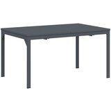 vidaXL razširljive mize 2 kosa antracit 210x90x73 cm jeklo, razširljiva vrtna miza antracit (140-210)x90x73 cm jeklo | Shoptok.si