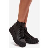 Boto Insulated High Women's Sneakers On Platform Zipper Black Sarira | ePonuda.com