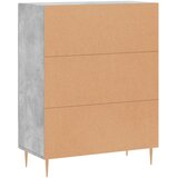  Komoda siva boja betona 69,5x34x90 cm od konstruiranog drva | shoptok.hr