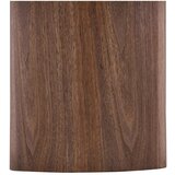 House Nordic Okrogla klubska mizica s keramično ploščo v temni naravni barvi ø 60 cm Noli – | Shoptok.si