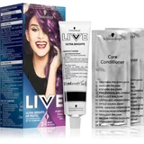 Schwarzkopf LIVE Ultra Brights or Pastel semi permanentna barva za lase odtenek 94 Purple Punk