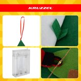  Božićno drvce - Filc, 26 ukrasa + LED lampice | shoptok.hr