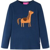 vidaXL Dječja majica dugih rukava modra 140 | shoptok.hr