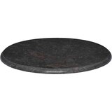 vidaXL mizna plošča črna ø 60x2,5 cm marmor | Shoptok.si