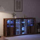  LED komoda 3 pcs Staro drvo 202 x 37 x 100 cm Konstruirano drvo | Eponuda.ba