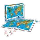 Sentosphere Puzzle 100 kosov - Iskanje in najdi - Zemljevid živali, (21337202) Cene