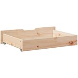 vidaXL Ladice ispod kreveta s kotačima 2 kom 85x55x16 cm od borovine | shoptok.hr