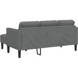  Set sofe s jastukom 2 pcs Tamno siva Poliester | shoptok.hr