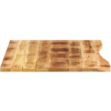 vidaXL Mizna plošča ukrivljena 100x80x2,5 cm trden mangov les | Shoptok.si