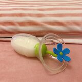 Haakaa silikonski čep za izdajalicu flower blue | shoptok.hr