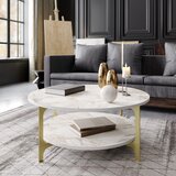  Versy - Gold GoldWhite Coffee Table Cene