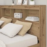  Skladišno uzglavlje Umjetnički hrast 135 cm Konstruirano drvo | shoptok.hr