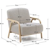 Kave Home Bež fotelja Sylo – | shoptok.hr