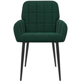  Trpezarijske stolice 2 pcs Baršun Tamnozelena 57 x 50 x 85 cm | Eponuda.com