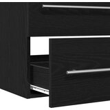 Ormarić za umivaonik crni hrast 80x38,5x48 cm Konstruirano drvo | shoptok.hr