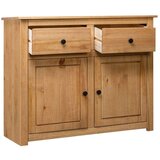 vidaXL komoda 93x40x80 cm trdna borovina Panama Range | Shoptok.si