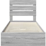  Krevet s od storage Siva Sonoma 75 x 190 cm Konstruirano drvo | shoptok.hr