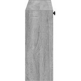 Ormar za cipele na zidu ALKMAAR 71 x 17 x 43 cm Siva Sonoma | shoptok.hr