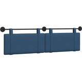  Držeće uzglavlje Zidne Jednobojno Plava 170 x 55 x 5 cm tkanina - Plava 160 cm bez LED svjetla | shoptok.hr