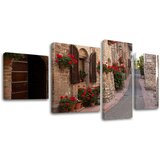  Slike na platnu 4-delne mesta ME039E40 (moderne slike na) Cijene