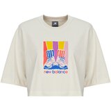New Balance Majice s kratkimi rokavi ATHLETICS GRADIENT SHOES T-SHIRT Bež Cene