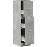 vidaXL Ormarić za lijekove boja betona 30x41x118 cm konstruirano drvo | shoptok.hr