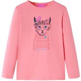 vidaXL Dječja majica dugih rukava ružičasta 128 | shoptok.hr