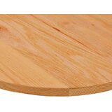 vidaXL Mizna plošča svetlo rjava 100x50x2 cm trdna hrastovina ovalna | Shoptok.si