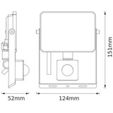 Ledvance osram led reflektor sa pir senzorom 20w 6500k( 4099854489600e ) | Eponuda.com