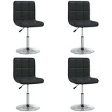 vidaXL Blagovaonske stolice od umjetne kože 4 kom crne | shoptok.hr