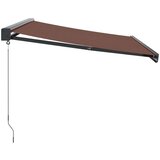 vidaXL Ročno zložljiva tenda rjava 350x250 cm, (21260851) | Shoptok.si