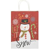  Darilna vrečka Winter, srednja, eko, bela Cene