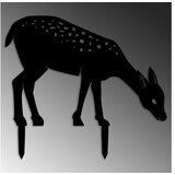 WALLXPERT Gazelle 01 dekorativna figura, 64x72 cm, 1,5 mm | Eponuda.ba