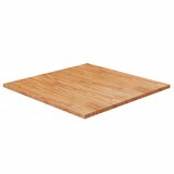 vidaXL Kvadratna mizna plošča sv. rjava 80x80x2,5cm trdna hrastovina Cene