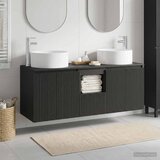  Set ormarića za kupaonicu 3 kom. Crna 49,5 x 44,5 x 65,5 cm | shoptok.hr