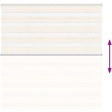 vidaXL Zavjesa zebra 140x150 cm širina tkanine 135,9 cm poliester | shoptok.hr