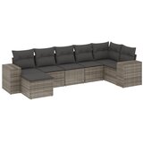  7-dijelni set vrtnih sofa sivi od poliratana | shoptok.hr