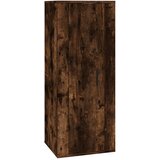 Maison Chic Stenska TV omarica - TV stojalo - Televizijska omarica dimljen hrast 40x34,5x100 cm, (21701043) Cene