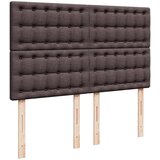  Krevet s oprugama i madracem tamnosmeđi 160x200 cm tkanina | shoptok.hr