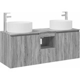  Set ormarića za kupaonicu 3 kom. Siva Sonoma 49,5 x 44,5 x 65,5 cm | Shoptok.si