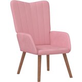 The Living Store Stol za sproščanje roza žamet - Stol Za Sproščanje, (21420507) | Shoptok.si