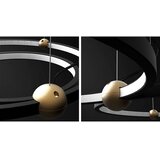 Toolight Black Ring led svjetiljka + daljinski upravljač APP692-30-50 | shoptok.hr