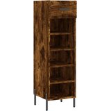 Maison Chic Omarica za obutev - Kopa za čevlje dimljeni hrast 30x35x105 cm inženirski les, (21778008) | Shoptok.si