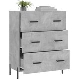  Komoda siva boja betona 69,5x34x90 cm od konstruiranog drva | shoptok.hr
