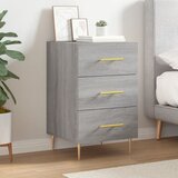 vidaXL Nočna omarica siva sonoma 40x40x66 cm inženirski les | Shoptok.si