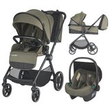 Coccolle Otroški voziček 5v1 od 0-12 let z dodatki Moss green | Shoptok.si