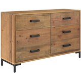  Komoda smeđa 110 x 35 x 70 cm od masivne borovine | Eponuda.ba