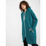 Fashion Hunters Basic Navy Long Hoodie by Stunning