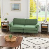 Namještaj Moderni stol za dnevni boravak s 2 sklopive ladice i otvorenom policom, rustikalno smeđa | shoptok.hr