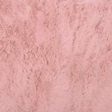  Faux Rabbit Fur Rug Olite Ružičasta 60 x 90 cm Poliester | shoptok.hr